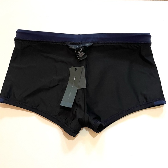 Marc by Marc Jacobs Men's Swim Bottom Trunk Black/Blue L - Picture 8 of 16